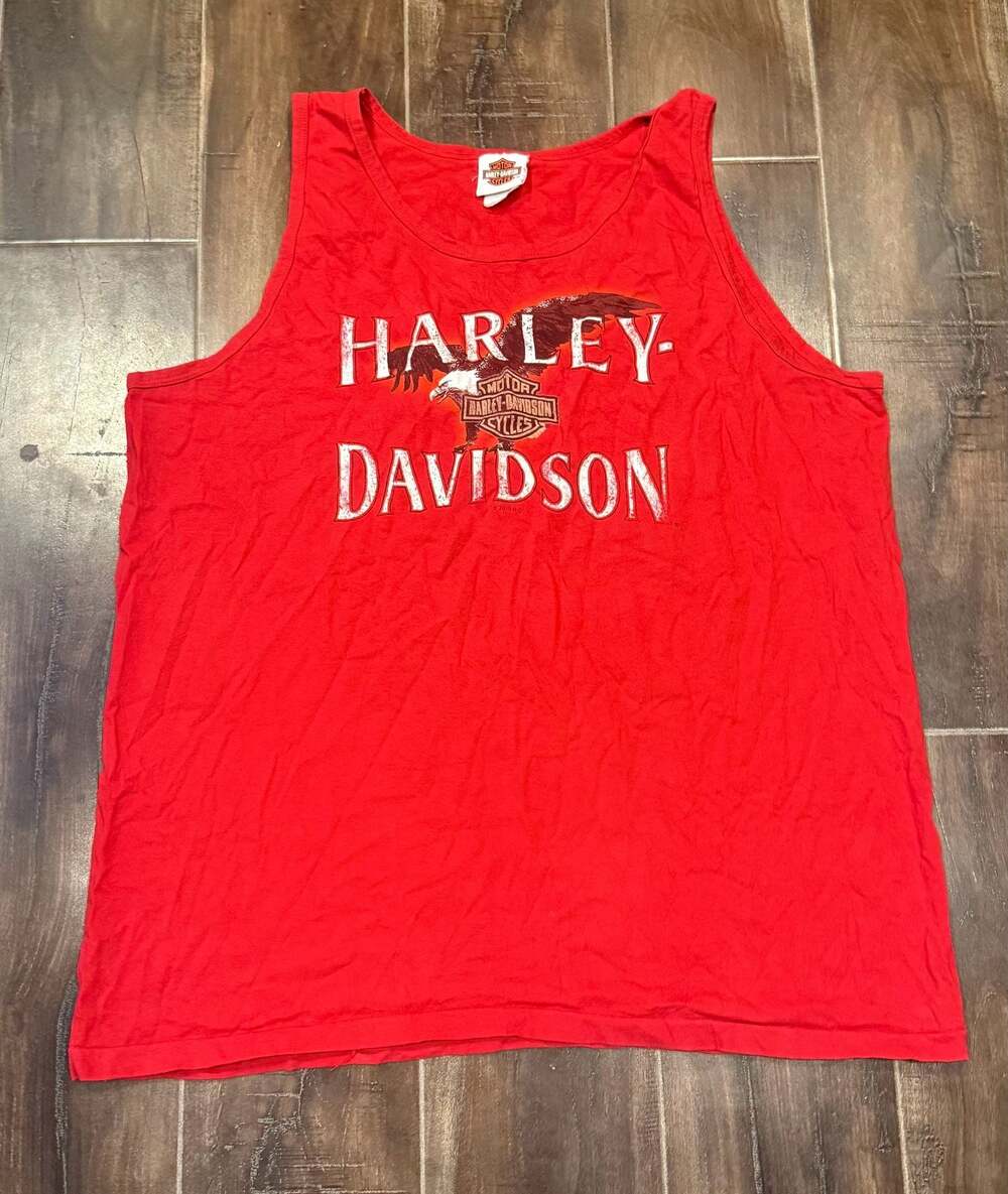 Harley-Davidson Grand Canyon Bellemont Arizona Red Tank Top XX-Large